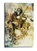 Ilustración de dibujo de calavera divertida 42 - Rafal Kulik | Cuadro decorativo de Canvas Lab