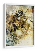 Ilustración de dibujo de calavera divertida 42 - Rafal Kulik | Cuadro decorativo de Canvas Lab