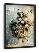 Ilustración de dibujo de calavera divertida n.° 43 - Rafal Kulik | Cuadro decorativo de Canvas Lab