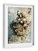 Ilustración de dibujo de calavera divertida n.° 43 - Rafal Kulik | Cuadro decorativo de Canvas Lab