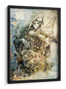 Ilustración 41 de un dibujo divertido de una calavera - Rafal Kulik | Cuadro decorativo de Canvas Lab