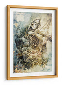 Ilustración 41 de un dibujo divertido de una calavera - Rafal Kulik | Cuadro decorativo de Canvas Lab