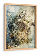 Ilustración 41 de un dibujo divertido de una calavera - Rafal Kulik | Cuadro decorativo de Canvas Lab