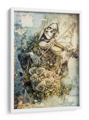 Ilustración 41 de un dibujo divertido de una calavera - Rafal Kulik | Cuadro decorativo de Canvas Lab