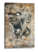 Ilustración de dibujo de calavera divertida 40 - Rafal Kulik | Cuadro decorativo de Canvas Lab