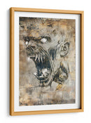 Ilustración de dibujo de calavera divertida 40 - Rafal Kulik | Cuadro decorativo de Canvas Lab