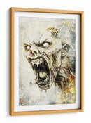 Ilustración 39 de un dibujo divertido de una calavera - Rafal Kulik | Cuadro decorativo de Canvas Lab