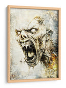 Ilustración 39 de un dibujo divertido de una calavera - Rafal Kulik | Cuadro decorativo de Canvas Lab