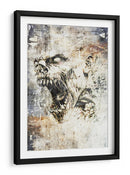 Ilustración 37 de un dibujo divertido de una calavera - Rafal Kulik | Cuadro decorativo de Canvas Lab