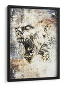 Ilustración 37 de un dibujo divertido de una calavera - Rafal Kulik | Cuadro decorativo de Canvas Lab