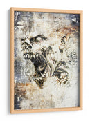 Ilustración 37 de un dibujo divertido de una calavera - Rafal Kulik | Cuadro decorativo de Canvas Lab