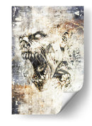 Ilustración 37 de un dibujo divertido de una calavera - Rafal Kulik | Cuadro decorativo de Canvas Lab