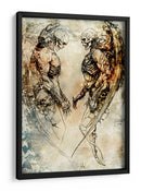 Ilustración 36 de un dibujo divertido de una calavera - Rafal Kulik | Cuadro decorativo de Canvas Lab