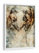 Ilustración 36 de un dibujo divertido de una calavera - Rafal Kulik | Cuadro decorativo de Canvas Lab