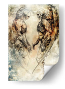 Ilustración 36 de un dibujo divertido de una calavera - Rafal Kulik | Cuadro decorativo de Canvas Lab