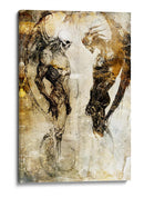 Ilustración de dibujo de calavera divertida 35 - Rafal Kulik | Cuadro decorativo de Canvas Lab