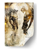 Ilustración de dibujo de calavera divertida 35 - Rafal Kulik | Cuadro decorativo de Canvas Lab