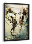 Ilustración 34 de un dibujo divertido de una calavera - Rafal Kulik | Cuadro decorativo de Canvas Lab