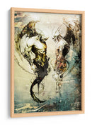 Ilustración 34 de un dibujo divertido de una calavera - Rafal Kulik | Cuadro decorativo de Canvas Lab