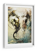 Ilustración 34 de un dibujo divertido de una calavera - Rafal Kulik | Cuadro decorativo de Canvas Lab