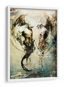 Ilustración 34 de un dibujo divertido de una calavera - Rafal Kulik | Cuadro decorativo de Canvas Lab