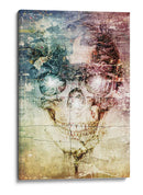 Ilustración 32 de un dibujo divertido de una calavera - Rafal Kulik | Cuadro decorativo de Canvas Lab