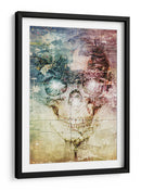 Ilustración 32 de un dibujo divertido de una calavera - Rafal Kulik | Cuadro decorativo de Canvas Lab