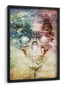 Ilustración 32 de un dibujo divertido de una calavera - Rafal Kulik | Cuadro decorativo de Canvas Lab