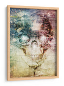 Ilustración 32 de un dibujo divertido de una calavera - Rafal Kulik | Cuadro decorativo de Canvas Lab