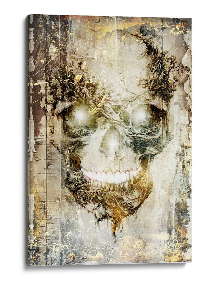 Ilustración de dibujo de calavera divertida 30 - Rafal Kulik | Cuadro decorativo de Canvas Lab