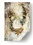 Ilustración de dibujo de calavera divertida 30 - Rafal Kulik | Cuadro decorativo de Canvas Lab