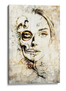 Ilustración 28 de un dibujo divertido de una calavera - Rafal Kulik | Cuadro decorativo de Canvas Lab