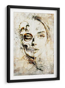 Ilustración 28 de un dibujo divertido de una calavera - Rafal Kulik | Cuadro decorativo de Canvas Lab