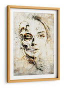 Ilustración 28 de un dibujo divertido de una calavera - Rafal Kulik | Cuadro decorativo de Canvas Lab