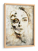 Ilustración 28 de un dibujo divertido de una calavera - Rafal Kulik | Cuadro decorativo de Canvas Lab