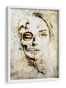 Ilustración 28 de un dibujo divertido de una calavera - Rafal Kulik | Cuadro decorativo de Canvas Lab