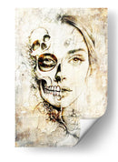 Ilustración 28 de un dibujo divertido de una calavera - Rafal Kulik | Cuadro decorativo de Canvas Lab