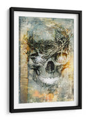 Ilustración 29 de un dibujo divertido de una calavera - Rafal Kulik | Cuadro decorativo de Canvas Lab