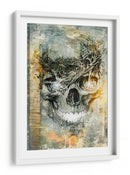 Ilustración 29 de un dibujo divertido de una calavera - Rafal Kulik | Cuadro decorativo de Canvas Lab