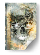 Ilustración 29 de un dibujo divertido de una calavera - Rafal Kulik | Cuadro decorativo de Canvas Lab