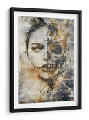 Ilustración 27 de un dibujo divertido de una calavera - Rafal Kulik | Cuadro decorativo de Canvas Lab