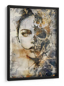 Ilustración 27 de un dibujo divertido de una calavera - Rafal Kulik | Cuadro decorativo de Canvas Lab