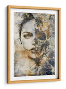 Ilustración 27 de un dibujo divertido de una calavera - Rafal Kulik | Cuadro decorativo de Canvas Lab