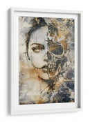 Ilustración 27 de un dibujo divertido de una calavera - Rafal Kulik | Cuadro decorativo de Canvas Lab