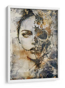 Ilustración 27 de un dibujo divertido de una calavera - Rafal Kulik | Cuadro decorativo de Canvas Lab