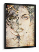 Ilustración 26 de un dibujo divertido de una calavera - Rafal Kulik | Cuadro decorativo de Canvas Lab