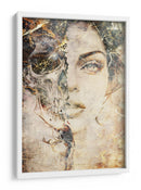 Ilustración 26 de un dibujo divertido de una calavera - Rafal Kulik | Cuadro decorativo de Canvas Lab