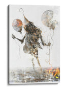 Ilustración 24 de un dibujo divertido de una calavera - Rafal Kulik | Cuadro decorativo de Canvas Lab