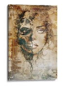 Ilustración divertida del dibujo de una calavera n.° 25 - Rafal Kulik | Cuadro decorativo de Canvas Lab