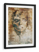 Ilustración divertida del dibujo de una calavera n.° 25 - Rafal Kulik | Cuadro decorativo de Canvas Lab